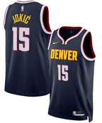 Denver Nuggets Nikola Jokic  Navy Jersey - Icon Edition