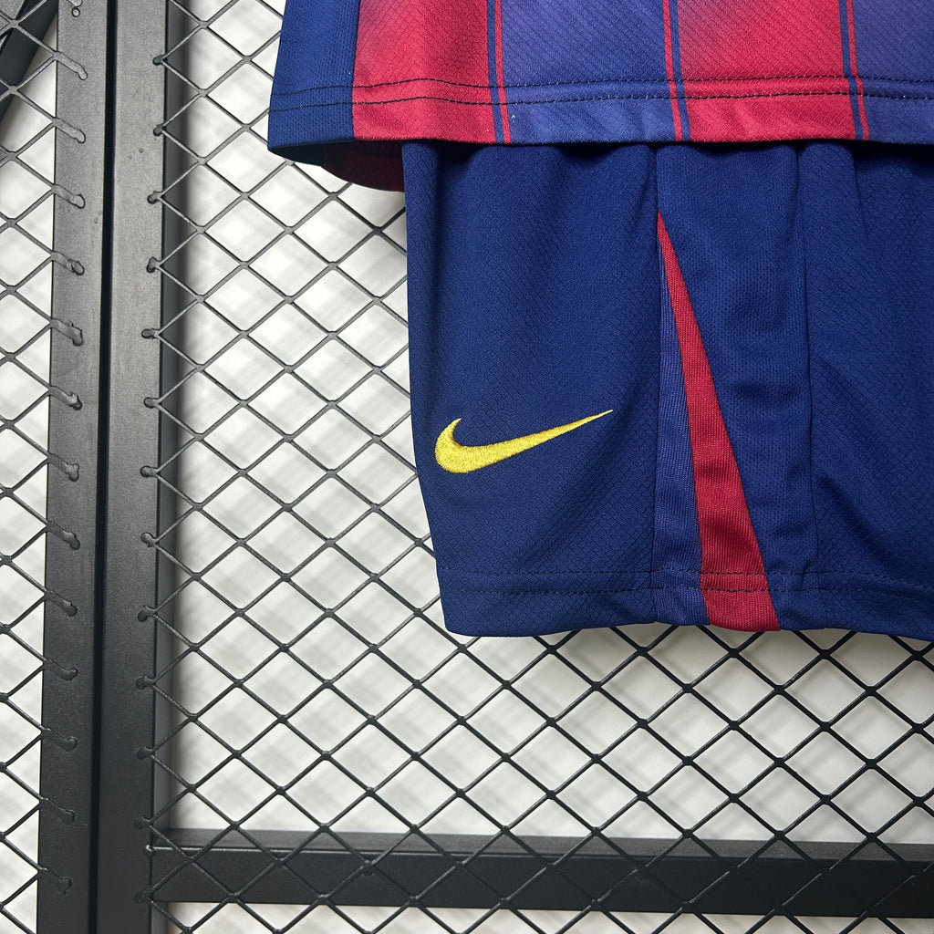 Camiseta y Pantalones para niños FC Barcelona Home 25/26
