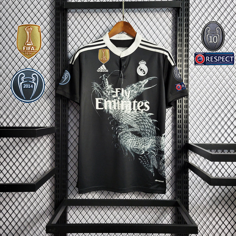 Camiseta Retro Real Madrid Away 2017 - Con Patch UCL
