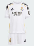 Camiseta y Pantalones para niños Real Madrid Home 25/26