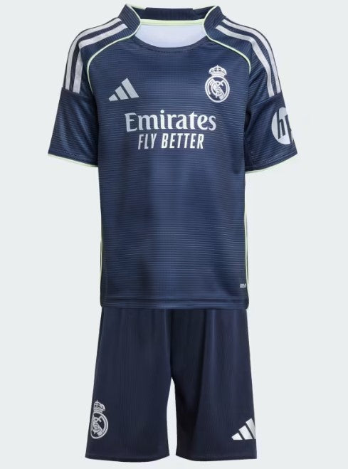 Camiseta y Pantalones para niños Real Madrid Away 25/26
