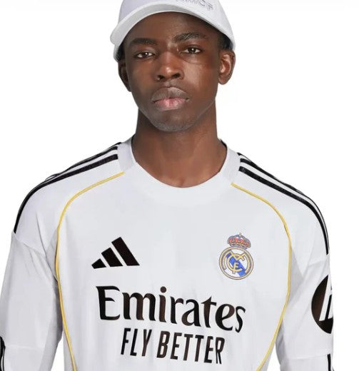 Camiseta Manga Larga Real Madrid Home 25/26 - Jugador