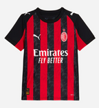 Camiseta y Pantalones para niños A.C Milan Home 25/26