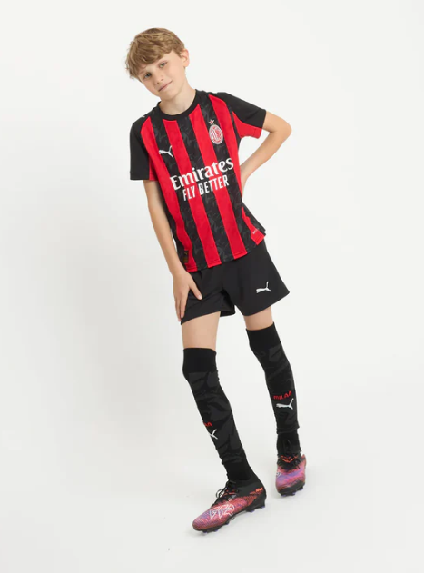 Camiseta y Pantalones para niños A.C Milan Home 25/26 - Con Medias