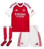 Camiseta y Pantalones para niños Arsenal Home 25/26 - Con Medias