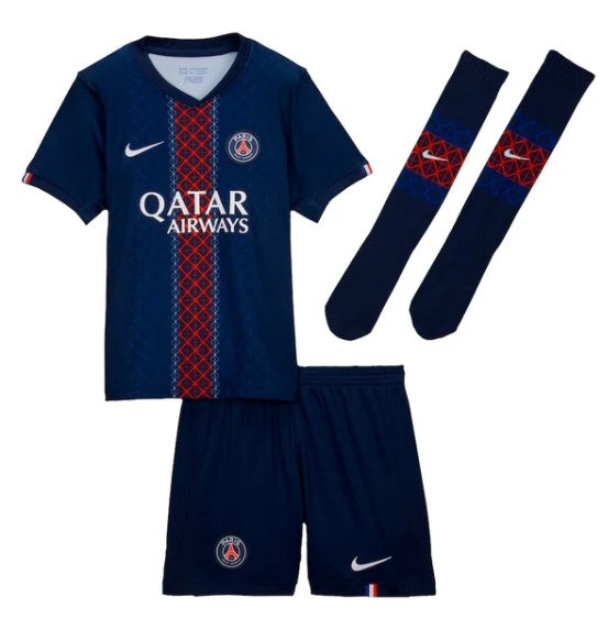 Camiseta y Pantalones para niños PSG Home 25/26 - Con Medias