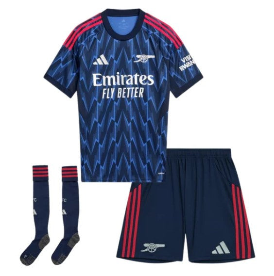 Camiseta y Pantalones para niños Arsenal Away 25/26 - Con medias