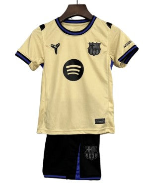 Camiseta y Pantalones para niños FC Barcelona Away 25/26