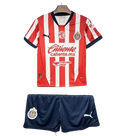Camiseta y Pantalones para ninõs Chivas de Guadalajara Home 24/25
