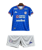 Camiseta y Pantalones para niños Cruz Azul Home 25/26