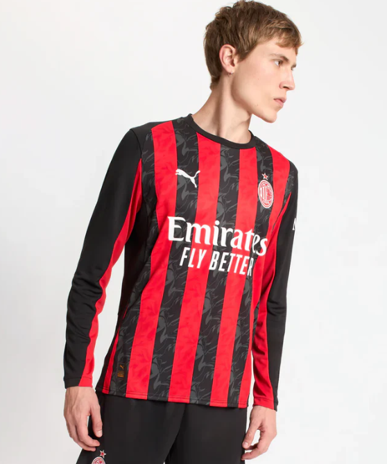 Camiseta AC Milan Manga Larga Home 25/26