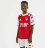 Camiseta y Pantalones para niños Arsenal Home 25/26 - Con Medias