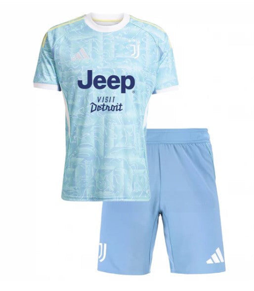 Camiseta y Pantalones para niños Juventus Away 25/26