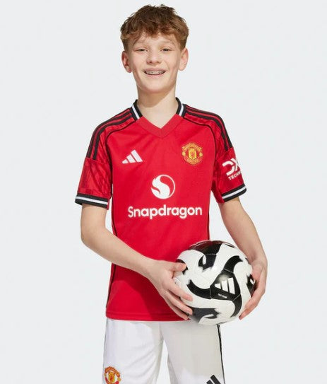 Camiseta y Pantalones para niños Manchester United Home 25/26 - Con Medias