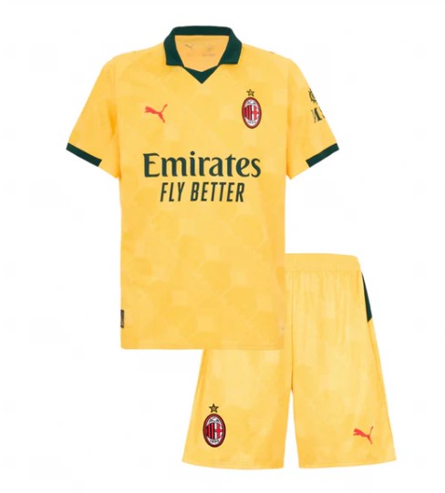 Camiseta y Pantalones para niños A.C Milan Third 25/26