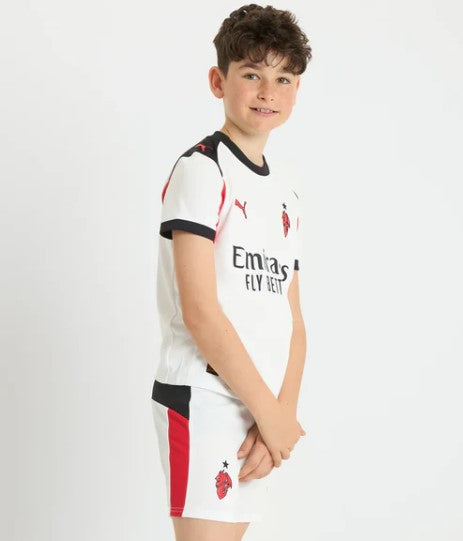 Camiseta y Pantalones para niños A.C Milan Away 25/26