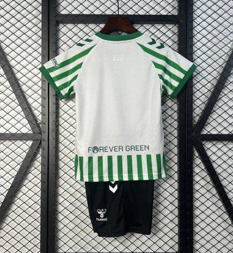 Camiseta y Pantalones para niños Real Betis Final UEFA Conference League 25/26