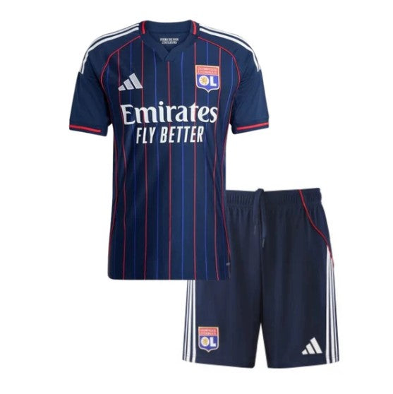 Camiseta y Pantalones para niños Lyon Away 25/26