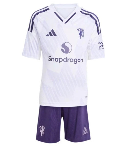 Camiseta y Pantalones para niños Manchester United Away 25/26