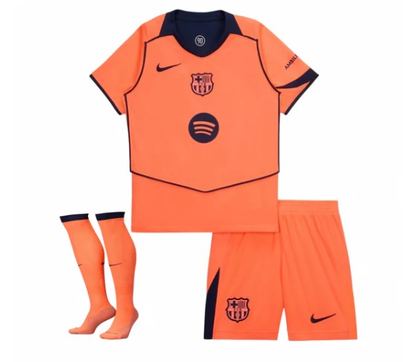Camiseta y Pantalones para niños FC Barcelona Third 25/26 - Con Medias