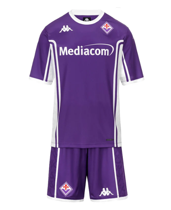 Camiseta y Pantalones para ninõs ACF Fiorentina Home 25/26