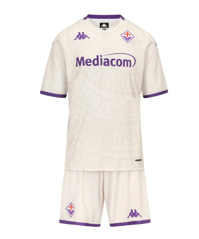 Camiseta y Pantalones para ninõs ACF Fiorentina Away 25/26