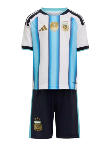 Camiseta y Pantalones para niños Argentina Home 26/27