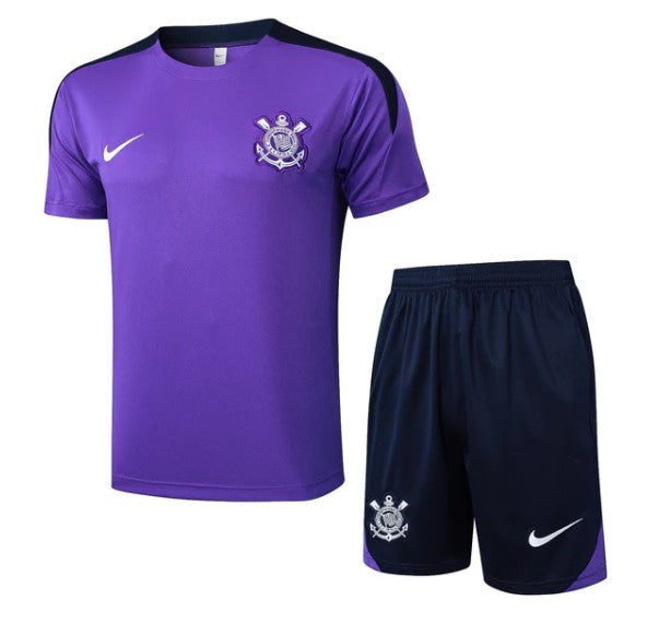 Camiseta y Pantalón corto de entrenamiento para niños Corinthians 25/26