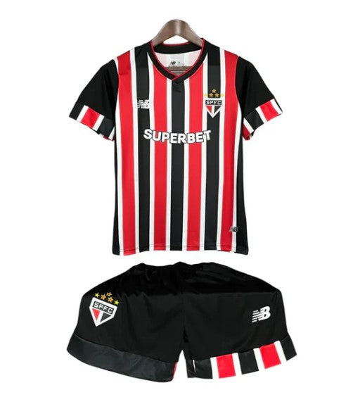 Camiseta y Pantalones para niños São Paulo Away 24/25