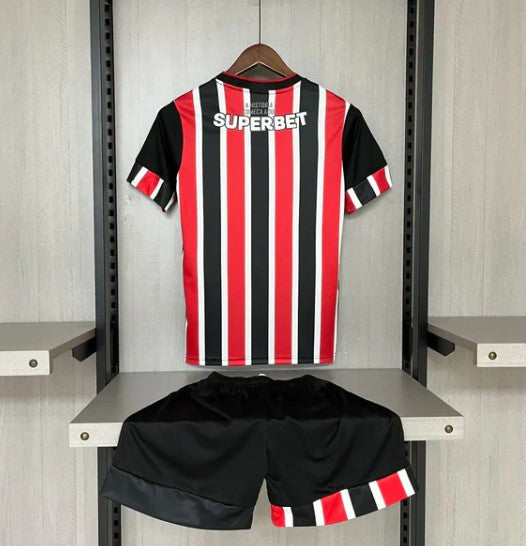 Camiseta y Pantalones para niños São Paulo Away 24/25
