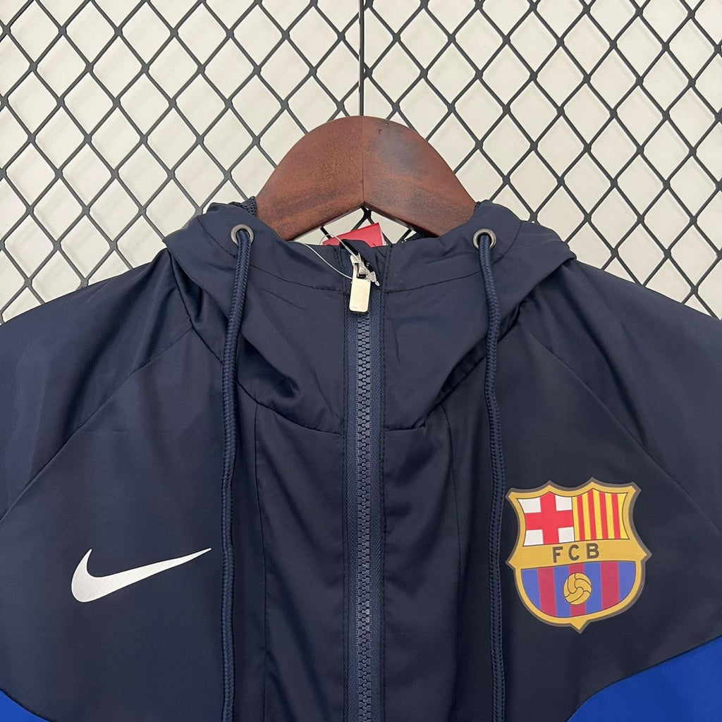 Abrigo Impermeable FC Barcelona 24/25 - Con capucha