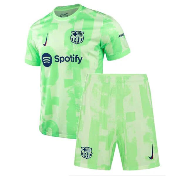 Camiseta y Pantalones para niños FC Barcelona Third 24/25