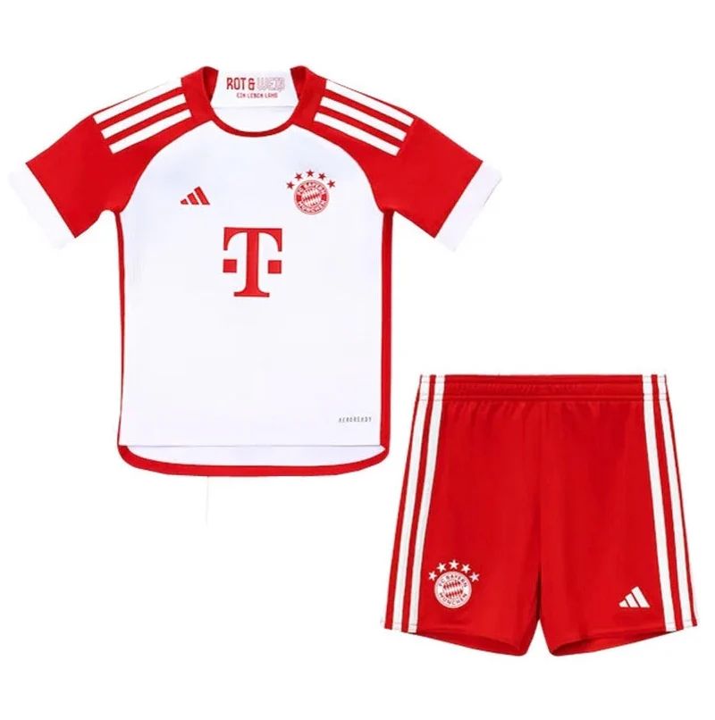 Camiseta y Pantalones para niños Bayern de Múnich Home 23/24