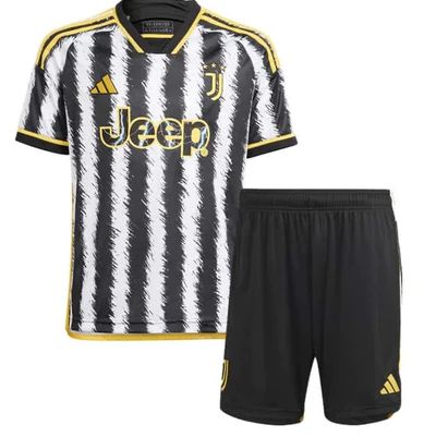 Camiseta y Pantalones para niños Juventus Home 23/24