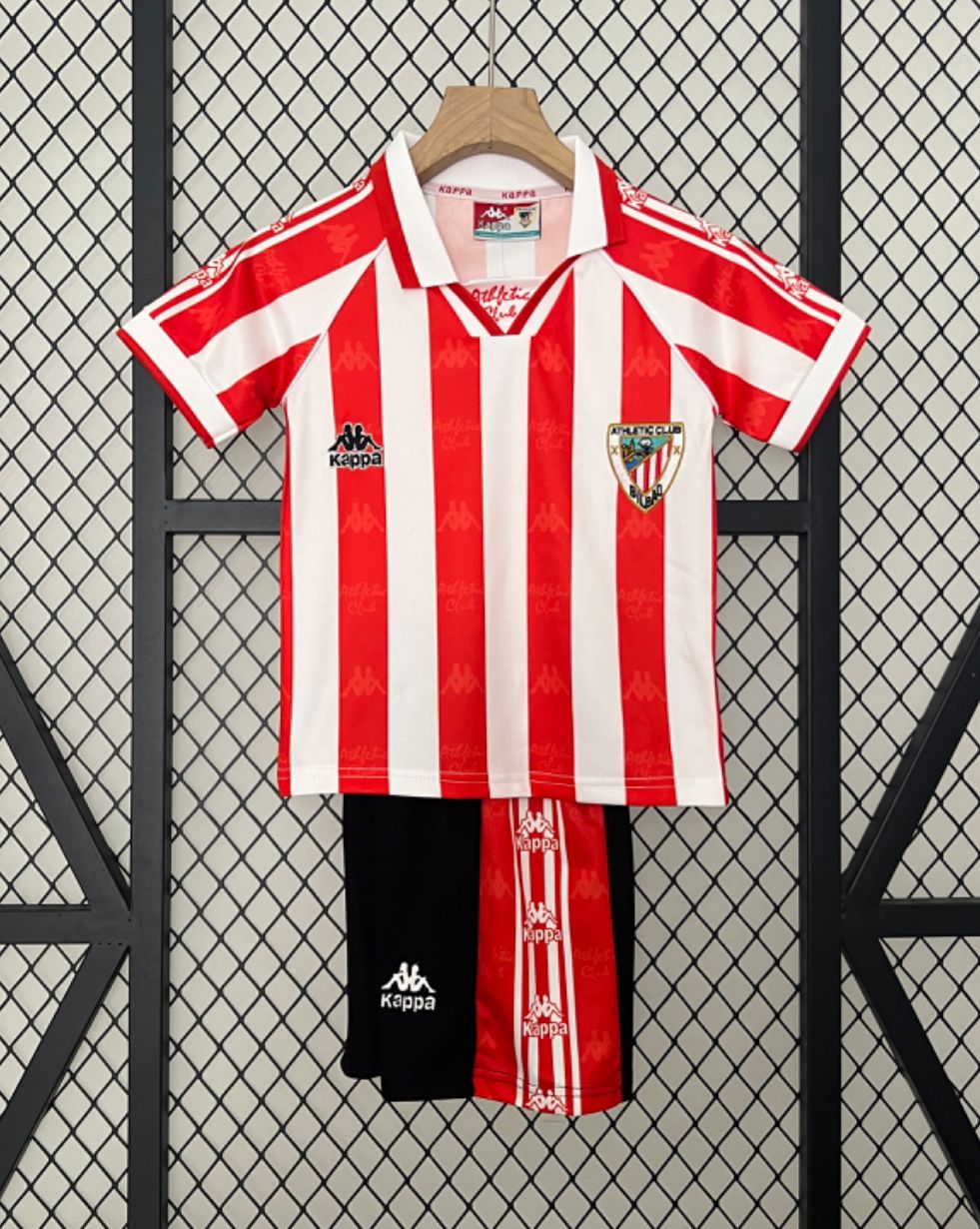Camiseta y Pantalones para niños Athletic Club Bilbao Retro 1995/1997