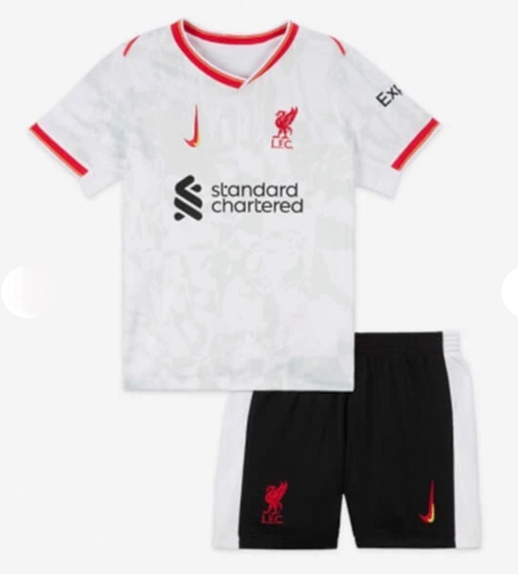 Camiseta y Pantalones para niños Liverpool Third 24/25