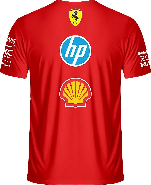 Camiseta F1 Ferrari Team 2025