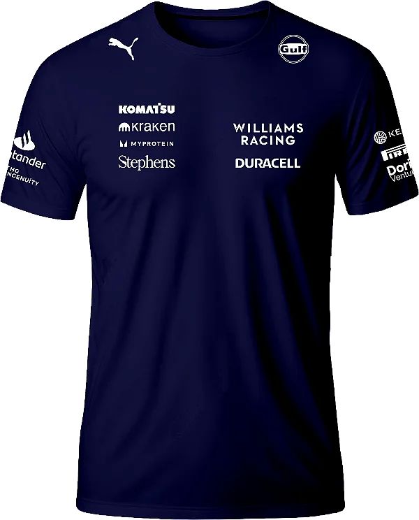 Camiseta F1 Williams Team 2025