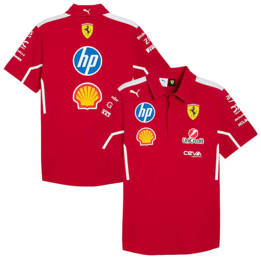 Camiseta F1 Ferrari Team 2025 - Polo