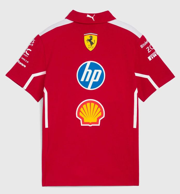 Camiseta F1 Ferrari Team 2025 - Polo