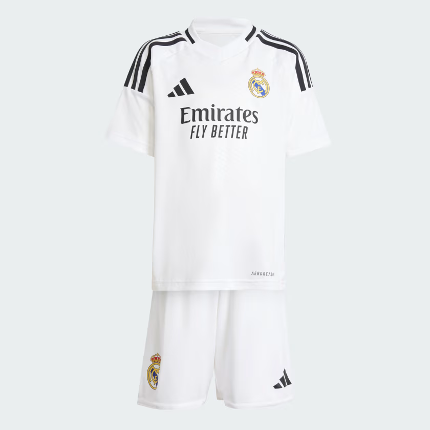 Camiseta y Pantalones para niños Real Madrid Home 24/25
