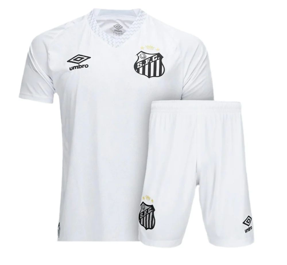 Camiseta y Pantalones para niños Santos home 25/26