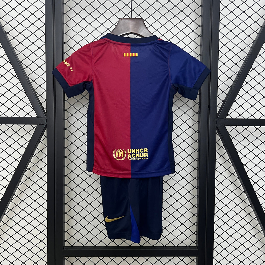 Camiseta y Pantalones para niños FC Barcelona Home 24/25