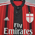 Camisa Milan Retrô 2014/2015 Vermelha e Preta - Adidas - DA Sports Oficial