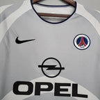 Camisa PSG Retrô 2001/2002 Branca e Cinza - Nike - DA Sports Oficial