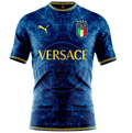 Camisa Seleção Itália x Versace - Puma - Azul - DA Sports Oficial