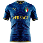 Camisa Seleção Itália x Versace - Puma - Azul - DA Sports Oficial