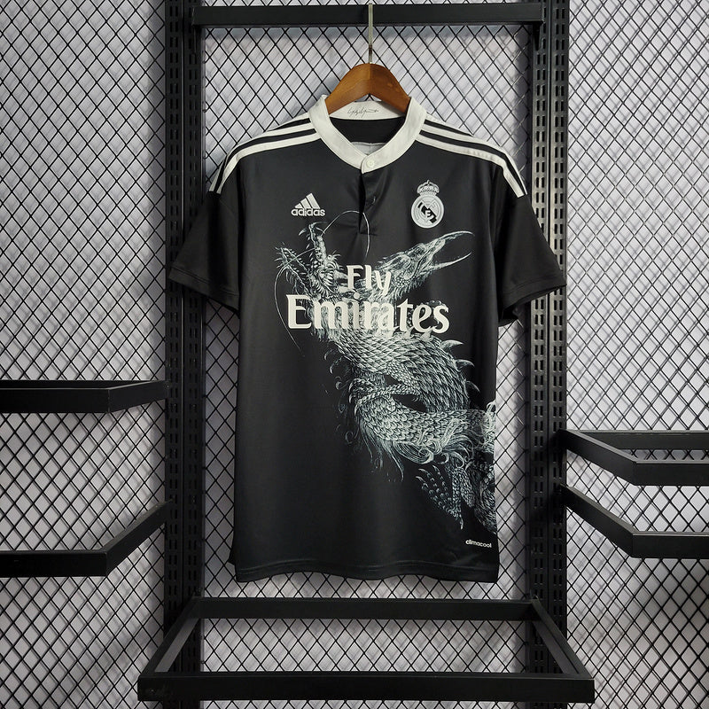 Camiseta Retro Real Madrid Away 2017 - Con Patch UCL